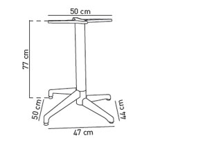 MOON - TABLE BASE 3