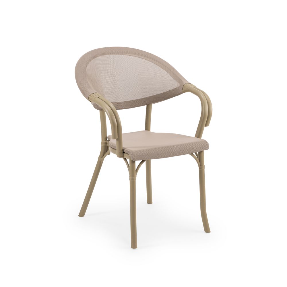 Flash chair for hospitality terraces