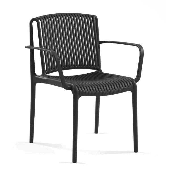 Stockable Armchair Nes Antracite 6