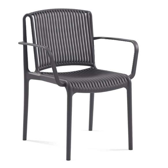 Stockable Armchair Nes Antracite 10