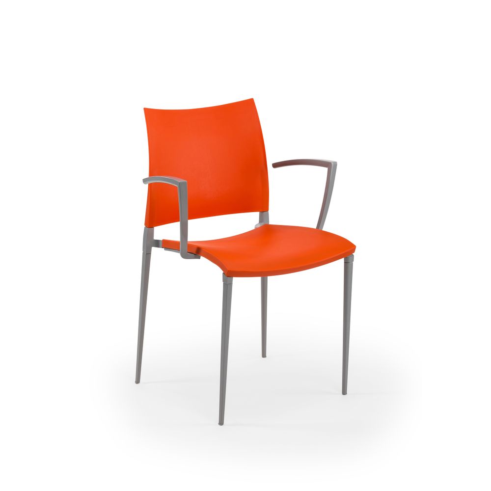 Octa chair for indoor and terrace use